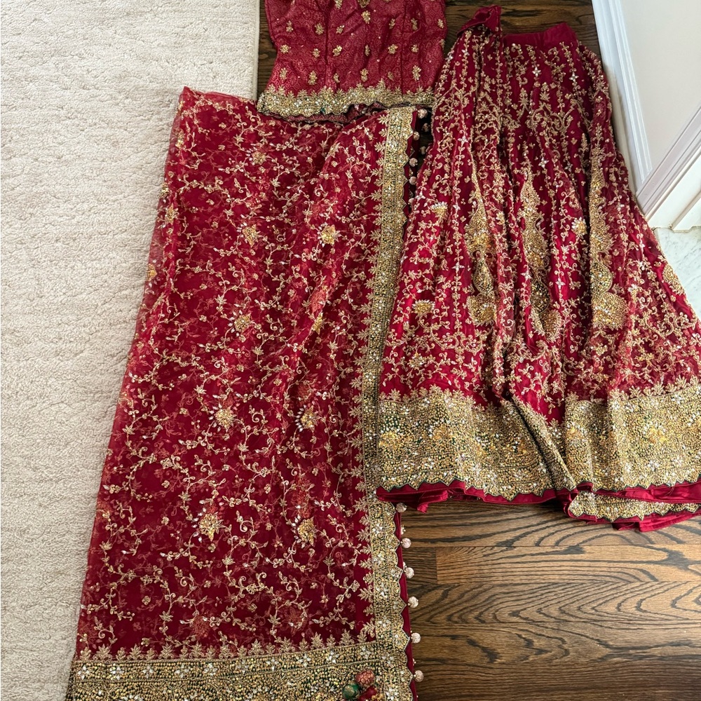 Wedding Heavy Net & Zardosi Lehenga
